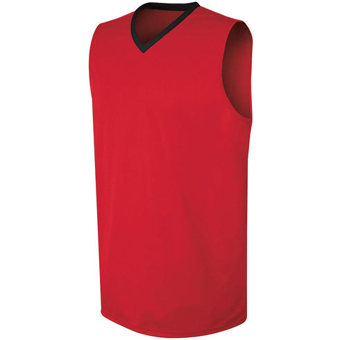 Russell Athletic Youth Transition Jersey (332371-C), Color 'Scarlet/Black'